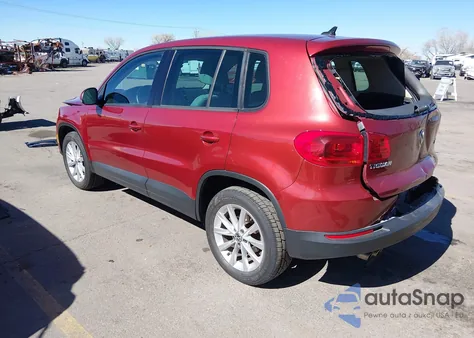 2014 Volkswagen Tiguan Se from USA, damaged, VIN WVGBV3AX3EW086993